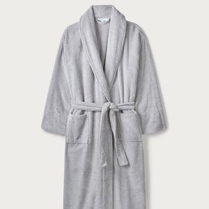 The White Company Unisex Classic Cotton Robe Size M
